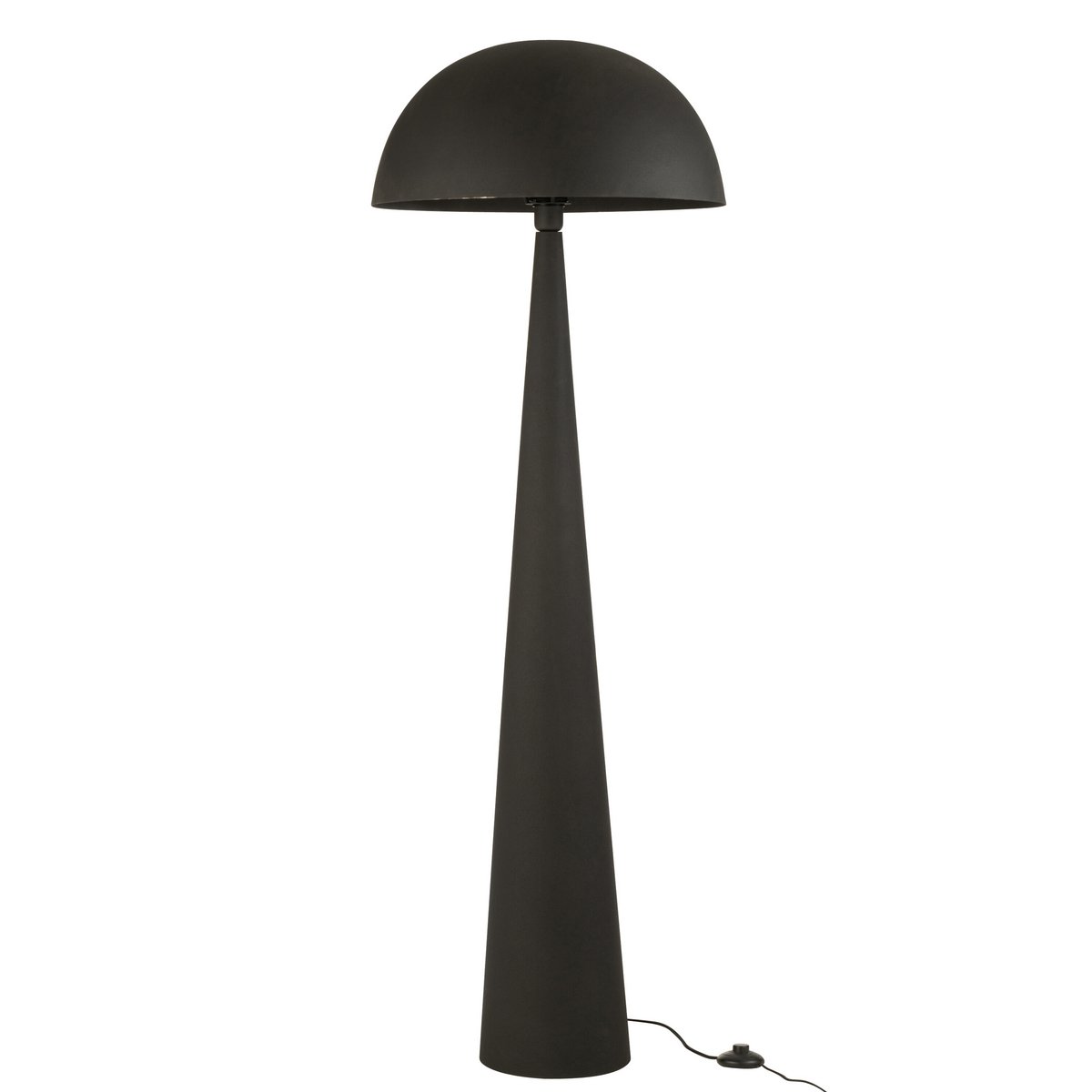 Lampe de table J-Line Mushroom - métal - noir