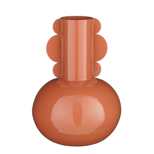 Vase Boyd - H36 x Ø25 cm - Métal - Terre