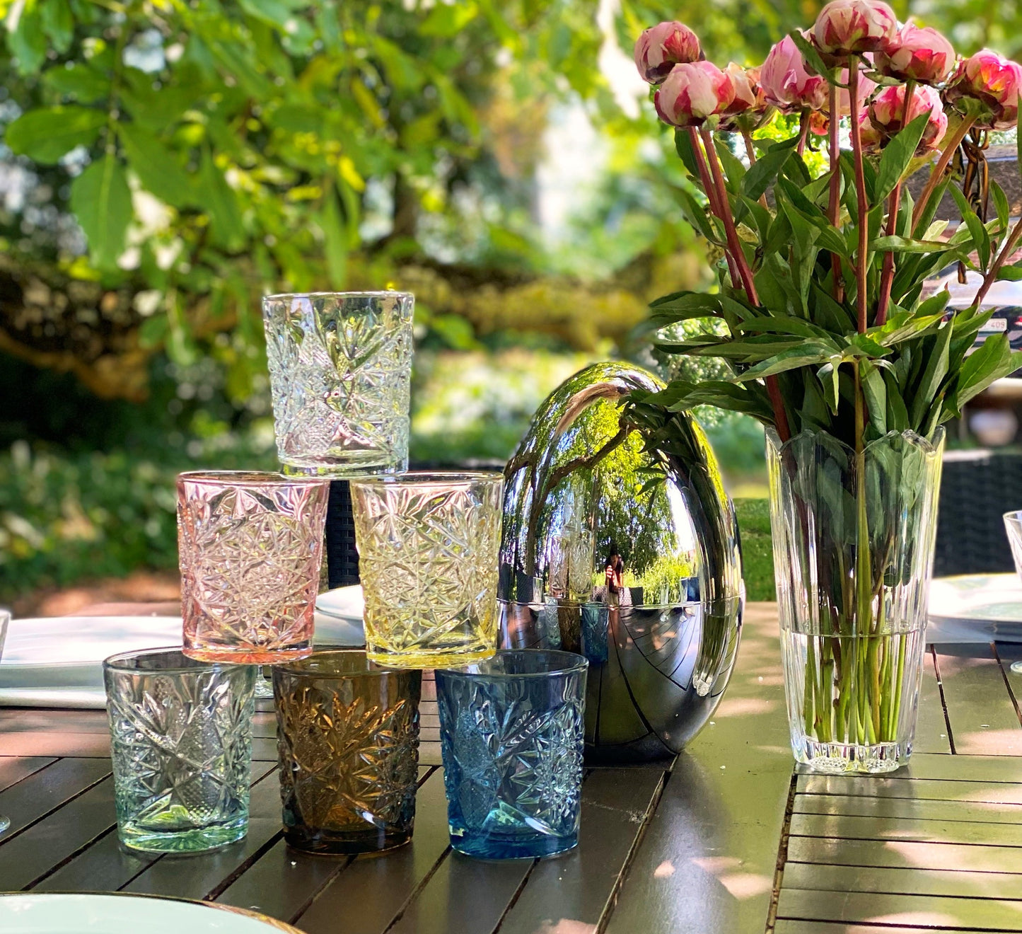 Pack de verres de couleurs