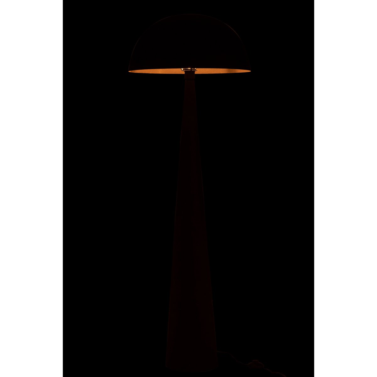 Lampe de table J-Line Mushroom - métal - noir