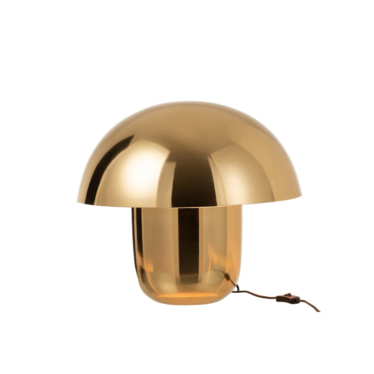 Lampe J-Line Mushroom - fer - or - grand