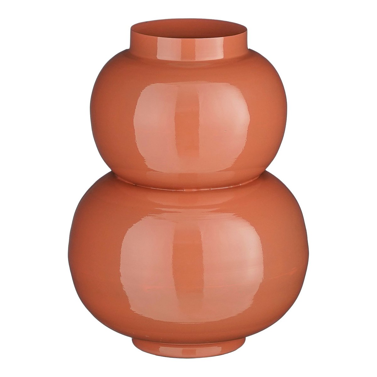 Vase Boyd - H37 x Ø26 cm - Métal - Terre