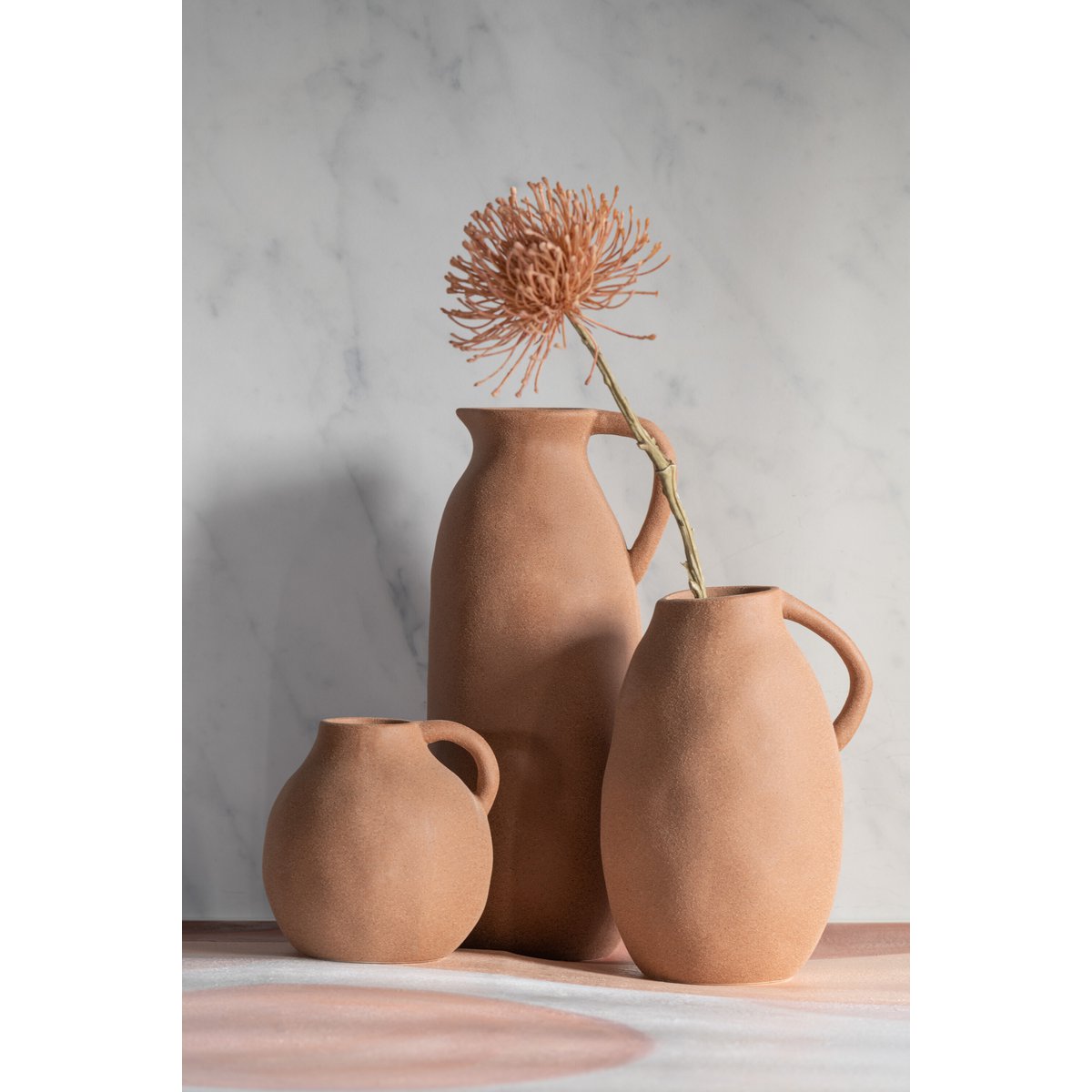 Vase J-Line Pichet - céramique - marron - moyen