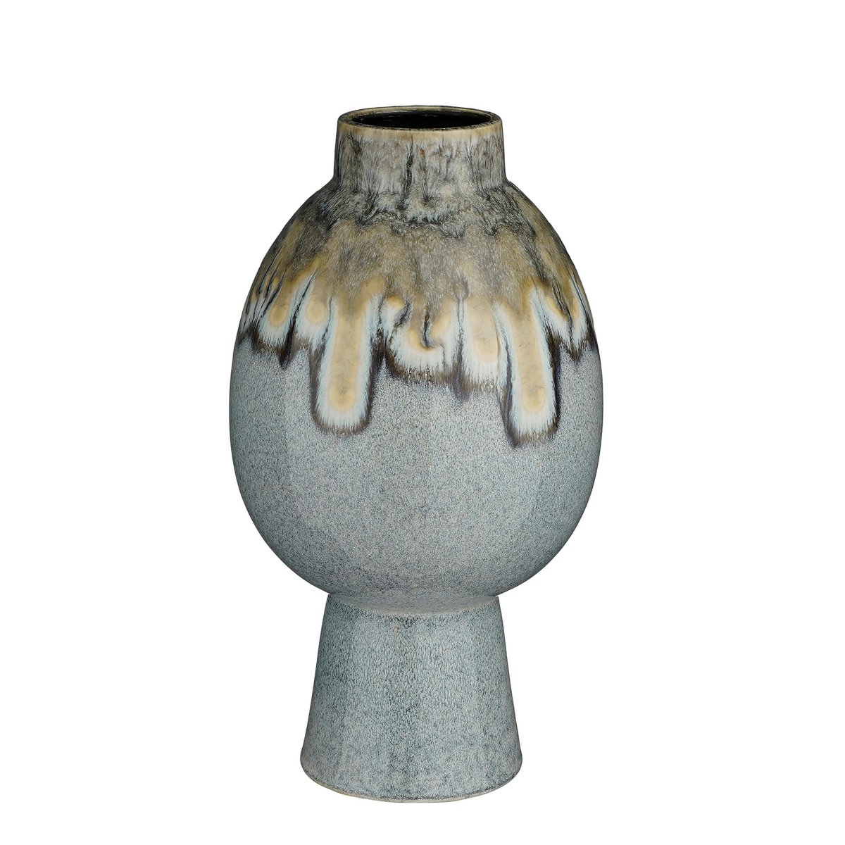 Vase Helma / H38 x Ø22 cm - Bleu